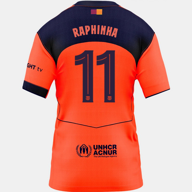 2025/26 Raphinha #11 Third Women's Soccer Jersey