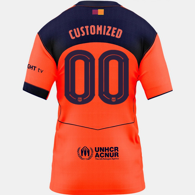 2025/26 CUSTOMIZED U #00 Third Women's Soccer Jersey