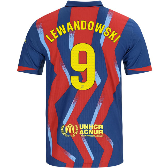 2025/26 Robert Lewandowski #9 Fourth Men's Soccer Jersey