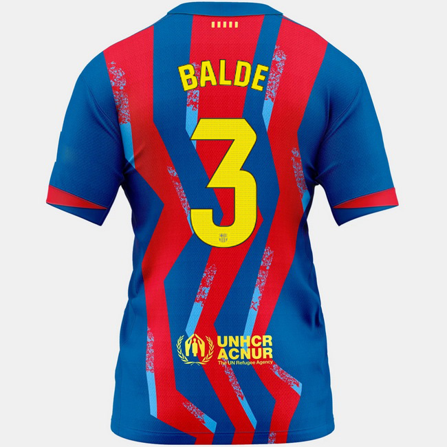 2025/26 Alejandro Balde #3 Fourth Women's Soccer Jersey