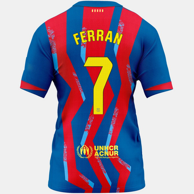 2025/26 Ferran Torres #7 Fourth Women's Soccer Jersey