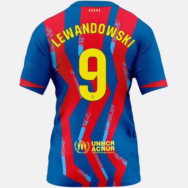 2025/26 Robert Lewandowski #9 Fourth Women's Soccer Jersey