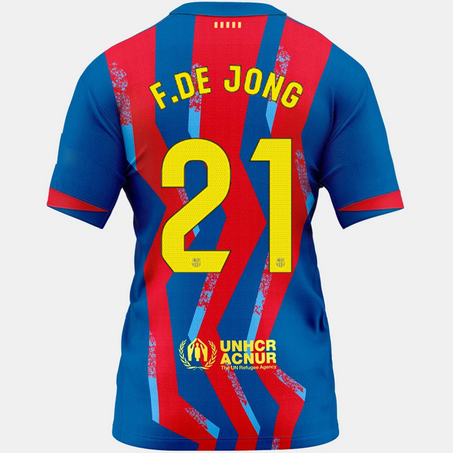 2025/26 Frenkie de Jong #21 Fourth Women's Soccer Jersey
