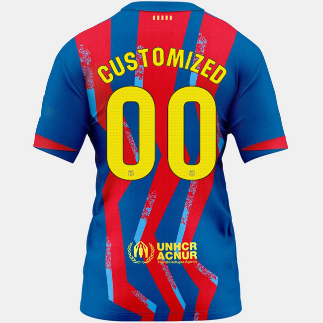 2025/26 CUSTOMIZED M #00 Fourth Women's Soccer Jersey