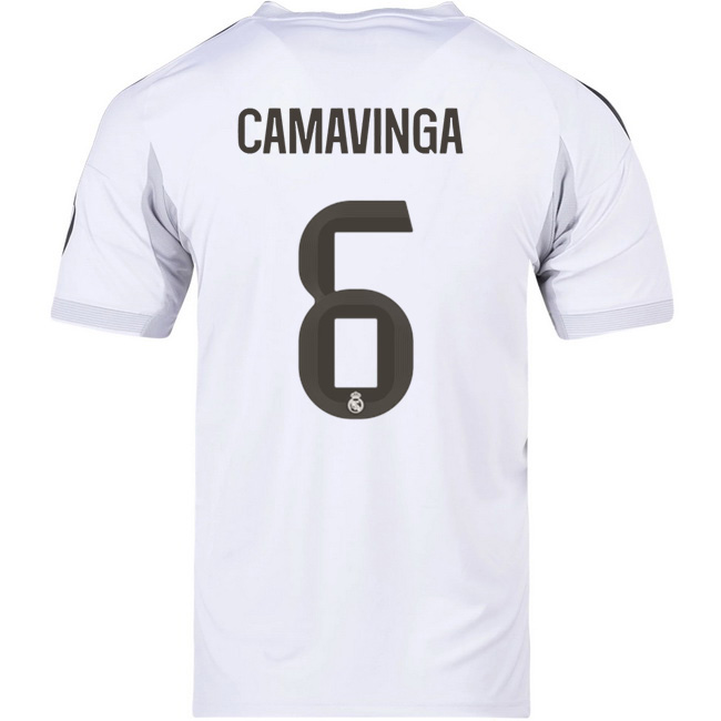 2025/26 Eduardo Camavinga #6 Home Men's Soccer Jersey