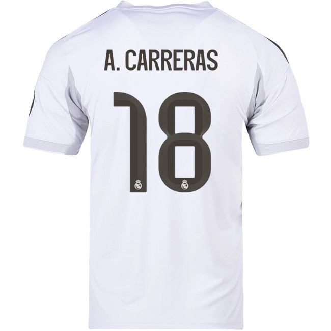 2025/26 Alvaro Carreras #18 Home Men's Soccer Jersey