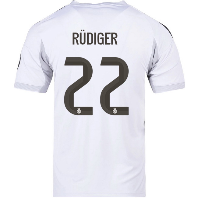 2025/26 Antonio Rudiger #22 Home Men's Soccer Jersey