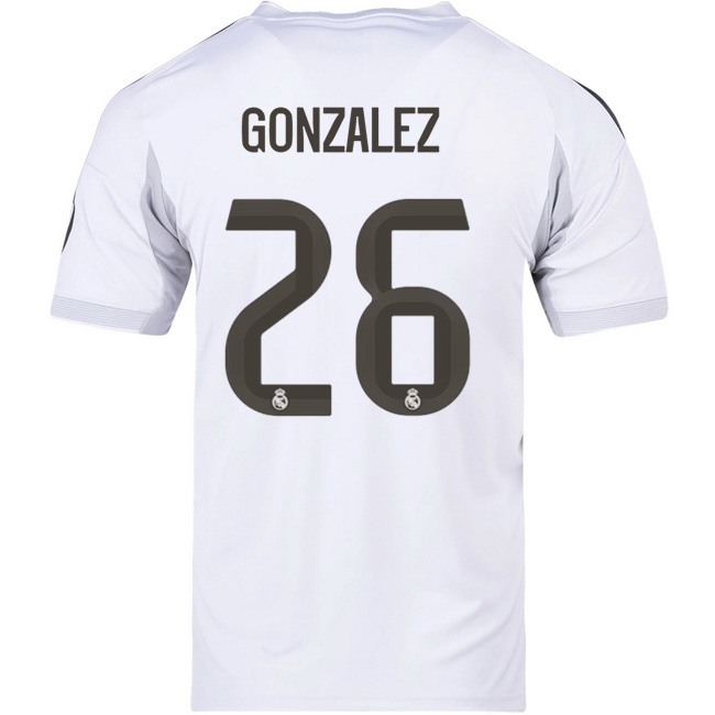 2025/26 Fran Gonzalez #26 Home Men's Soccer Jersey