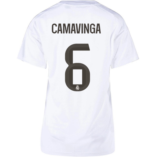 2025/26 Eduardo Camavinga #6 Home Women's Soccer Jersey