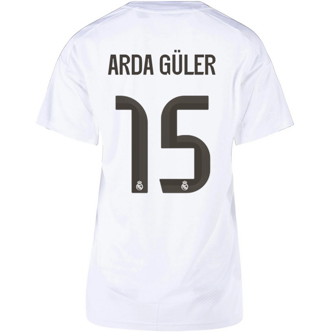 2025/26 Arda Guler #15 Home Women's Soccer Jersey