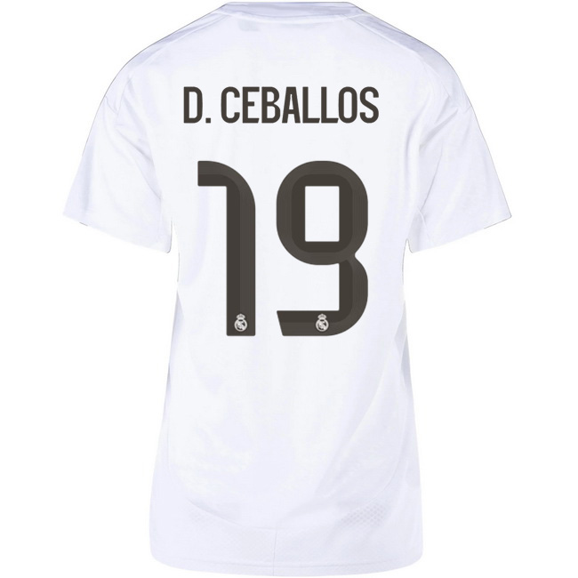 2025/26 Dani Ceballos #19 Home Women's Soccer Jersey