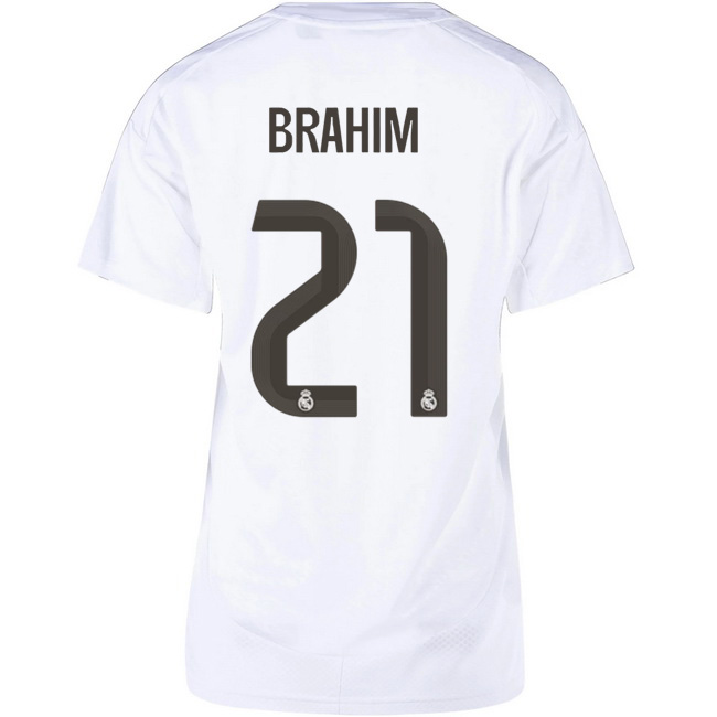 2025/26 Brahim Diaz #21 Home Women's Soccer Jersey