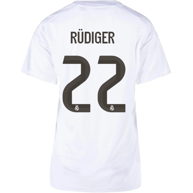 2025/26 Antonio Rudiger #22 Home Women's Soccer Jersey