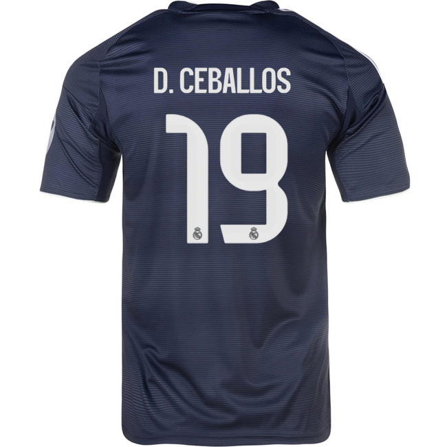 2025/26 Dani Ceballos #19 Away Men's Soccer Jersey