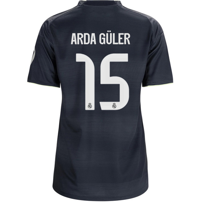 2025/26 Arda Guler #15 Away Women's Soccer Jersey