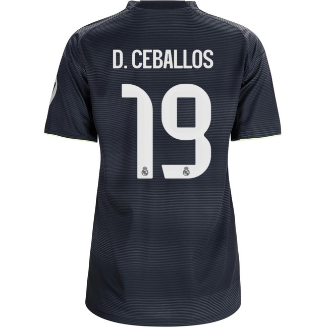 2025/26 Dani Ceballos #19 Away Women's Soccer Jersey