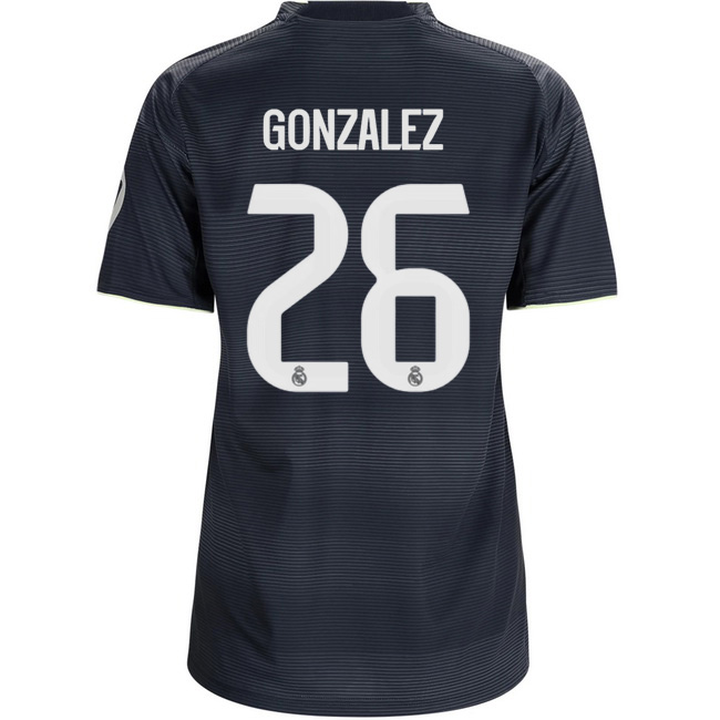 2025/26 Fran Gonzalez #26 Away Women's Soccer Jersey