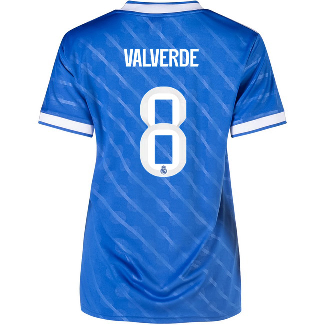 2025/26 Federico Valverde #8 Third Women's Soccer Jersey