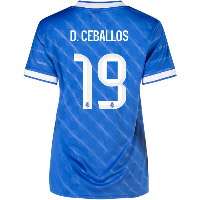 2025/26 Dani Ceballos #19 Third Women's Soccer Jersey