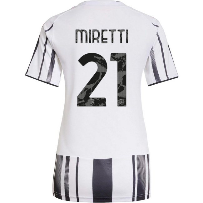 2025/26 Fabio Miretti #21 Home Women's Soccer Jersey