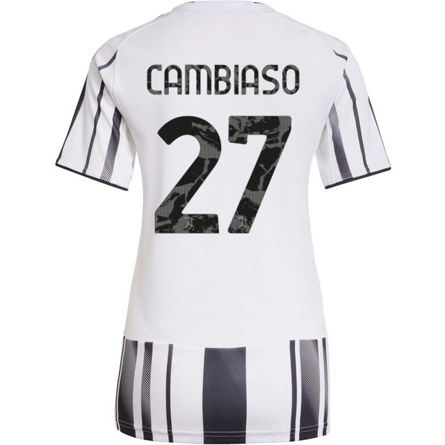 2025/26 Andrea Cambiaso #27 Home Women's Soccer Jersey