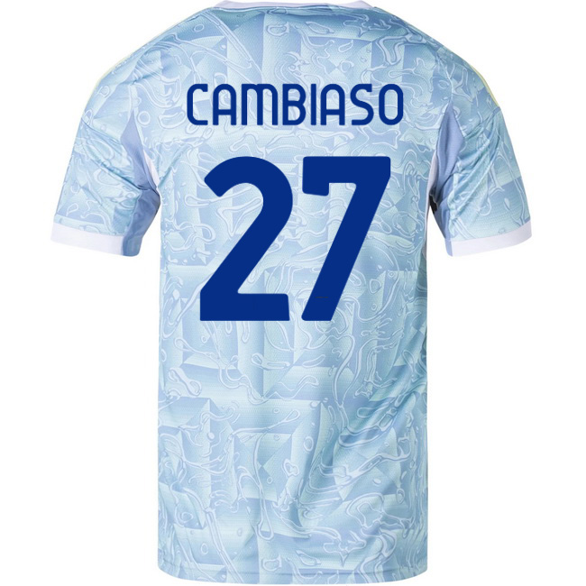2025/26 Andrea Cambiaso #27 Away Men's Soccer Jersey