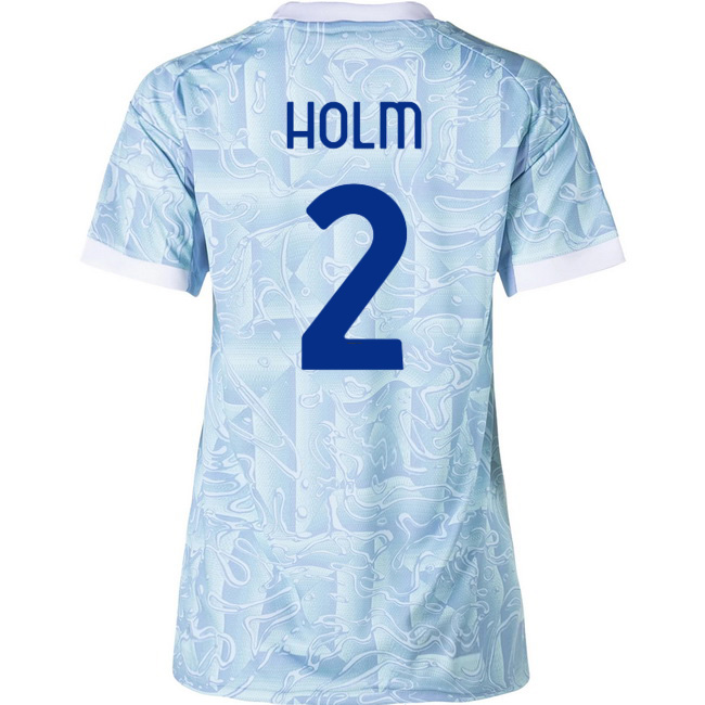 2025/26 Emil Holm #2 Away Women's Soccer Jersey