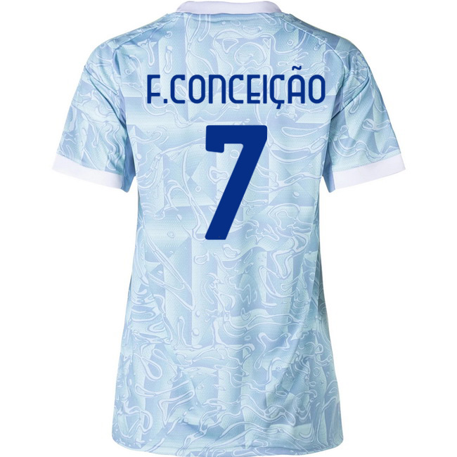 2025/26 Francisco Conceicao #7 Away Women's Soccer Jersey