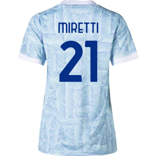 2025/26 Fabio Miretti #21 Away Women's Soccer Jersey