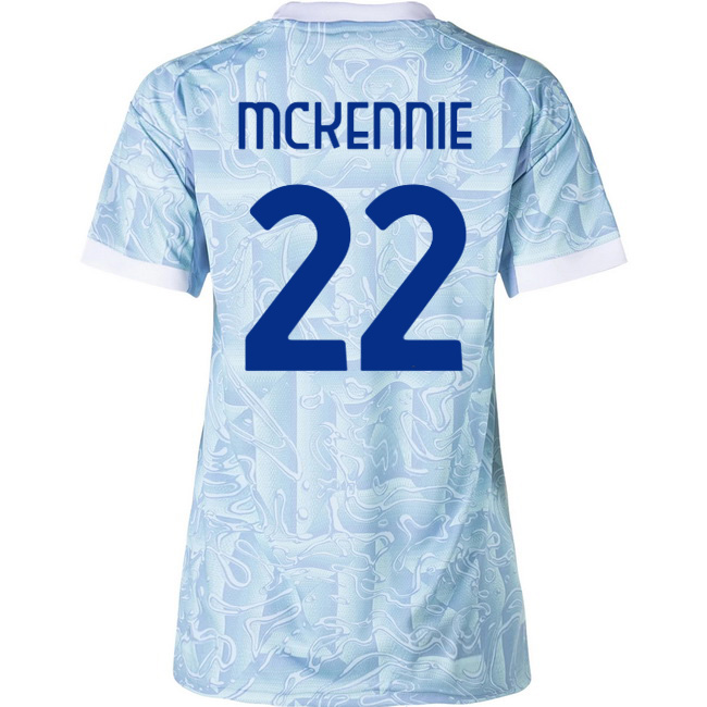 2025/26 Weston McKennie #22 Away Women's Soccer Jersey