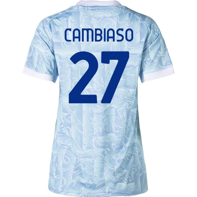 2025/26 Andrea Cambiaso #27 Away Women's Soccer Jersey