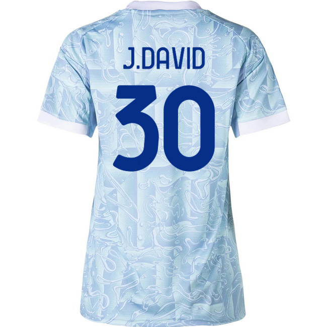 2025/26 Jonathan David #30 Away Women's Soccer Jersey
