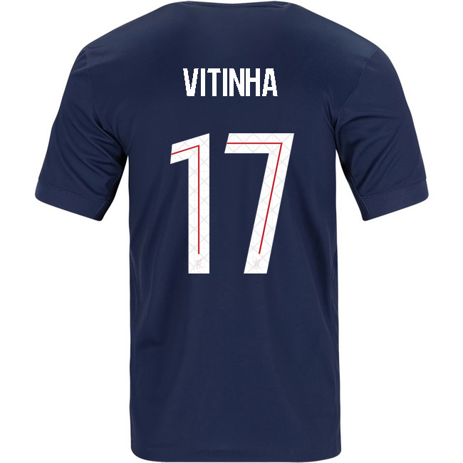 2025/26 Vitinha #17 Home Men's Soccer Jersey