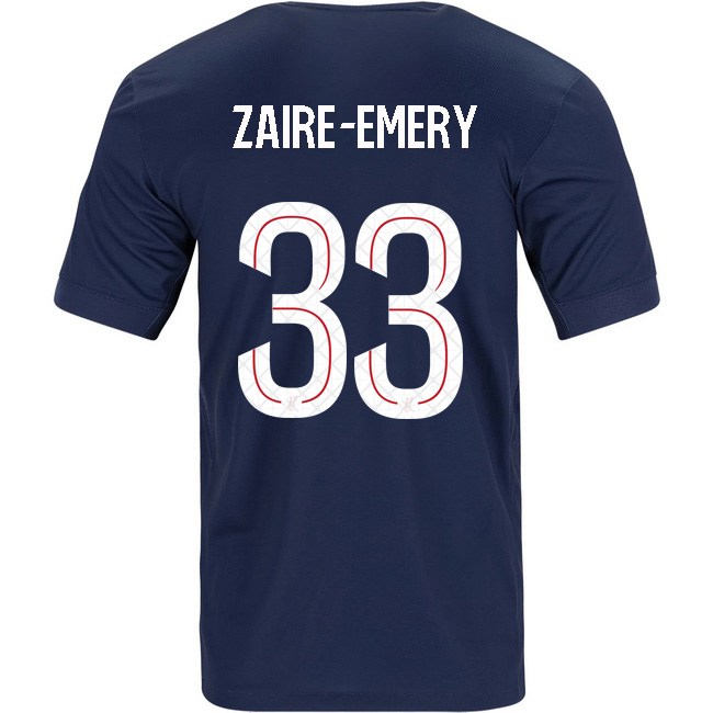 2025/26 Warren Zaire-Emery #33 Home Men's Soccer Jersey