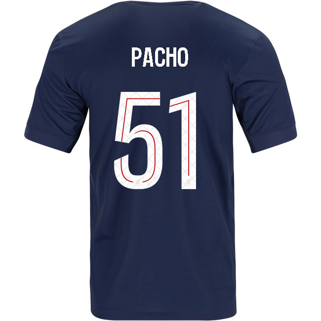 2025/26 Willian Pacho #51 Home Men's Soccer Jersey