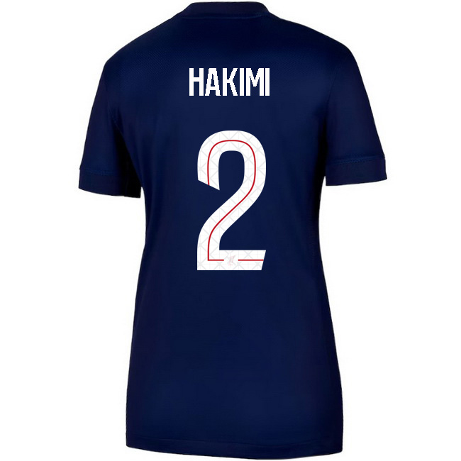 2025/26 Achraf Hakimi #2 Home Women's Soccer Jersey