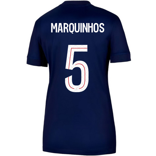 2025/26 Marquinhos #5 Home Women's Soccer Jersey