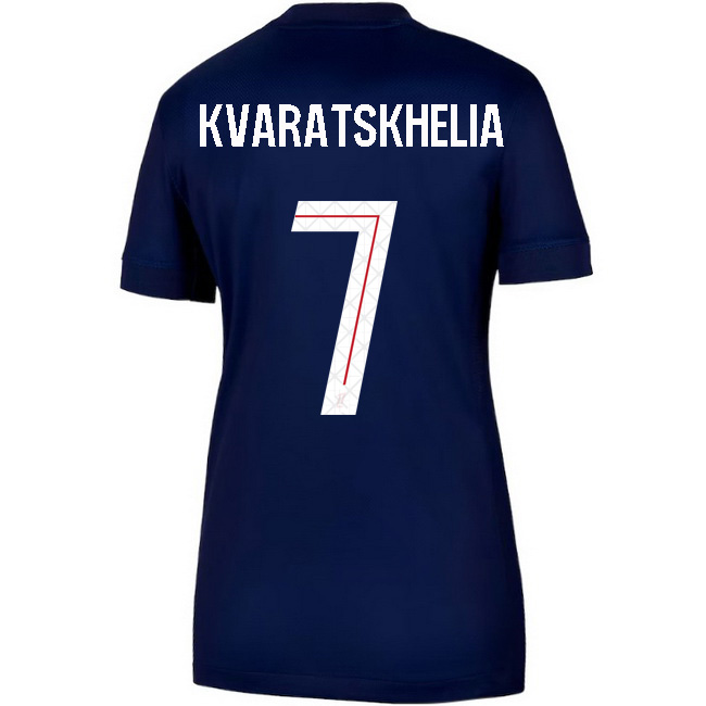 2025/26 Khvicha Kvaratskhelia #7 Home Women's Soccer Jersey