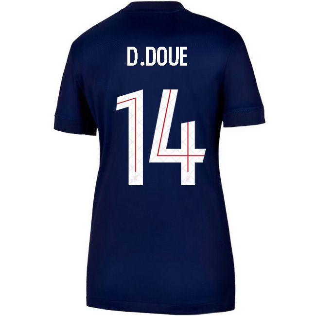 2025/26 Desire Doue #14 Home Women's Soccer Jersey