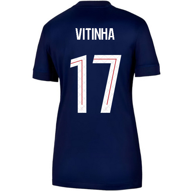 2025/26 Vitinha #17 Home Women's Soccer Jersey
