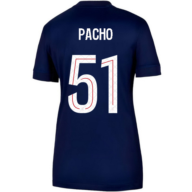 2025/26 Willian Pacho #51 Home Women's Soccer Jersey