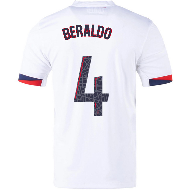 2025/26 Lucas Beraldo #4 Away Men's Soccer Jersey