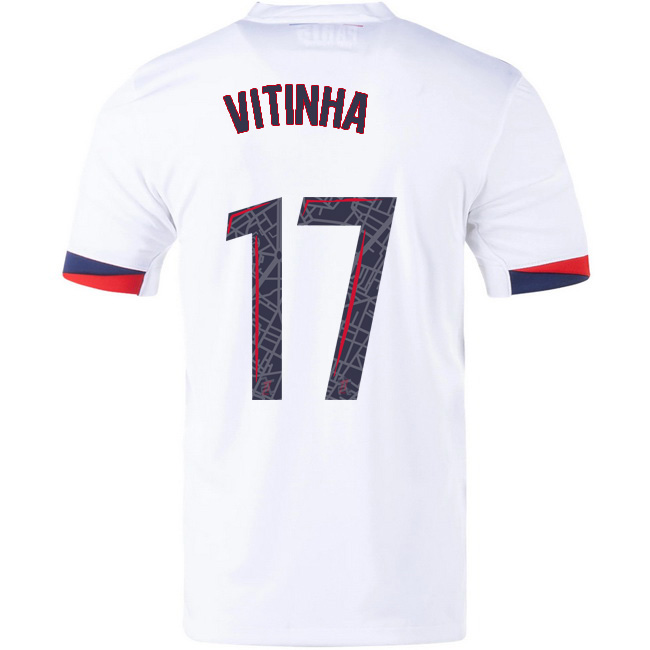 2025/26 Vitinha #17 Away Men's Soccer Jersey