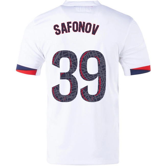 2025/26 Matvey Safonov #39 Away Men's Soccer Jersey