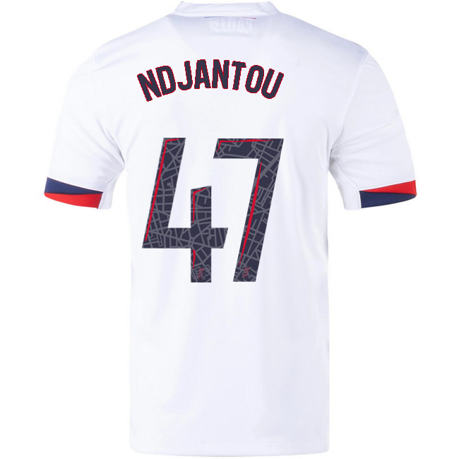 2025/26 Quentin Ndjantou #47 Away Men's Soccer Jersey