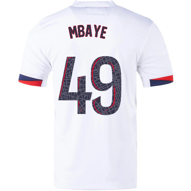 2025/26 Ibrahim Mbaye #49 Away Men's Soccer Jersey