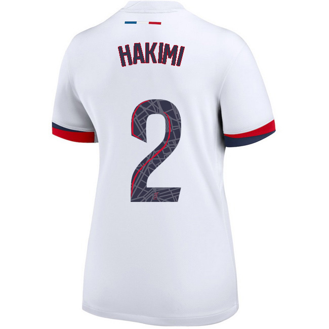 2025/26 Achraf Hakimi #2 Away Women's Soccer Jersey
