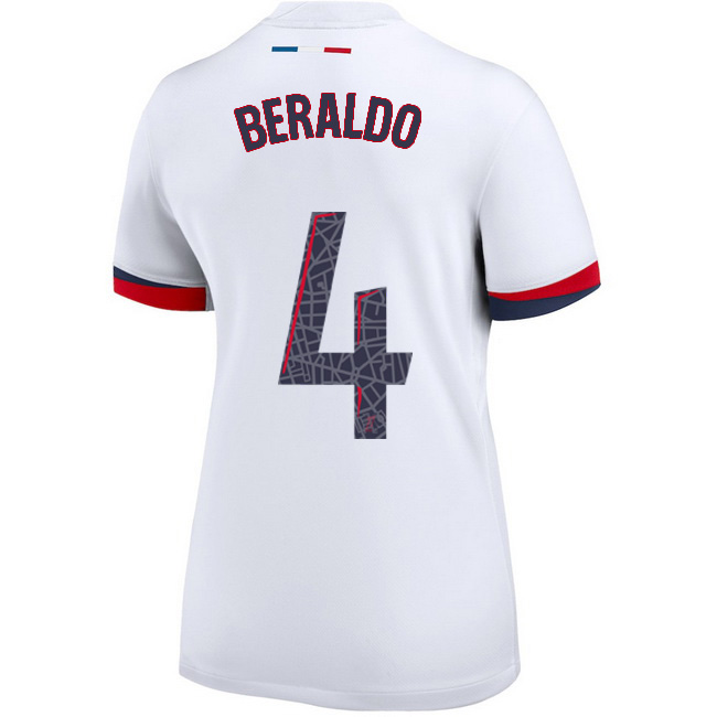 2025/26 Lucas Beraldo #4 Away Women's Soccer Jersey