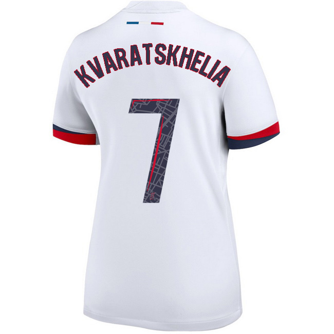 2025/26 Khvicha Kvaratskhelia #7 Away Women's Soccer Jersey