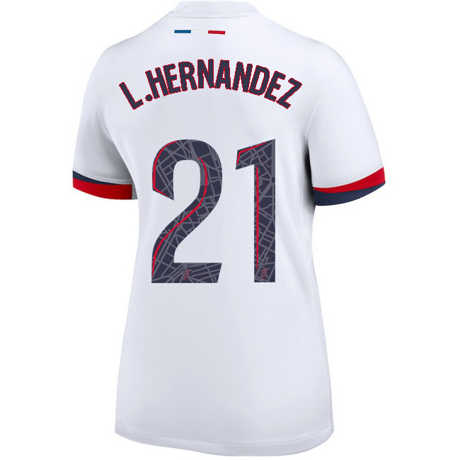 2025/26 Lucas Hernandez #21 Away Women's Soccer Jersey